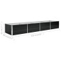Arriate de acero galvanizado gris antracita 320x80x45 cm de vidaXL, Maceteros y jardineras - Ref: Foro24-45729, Precio: 81,18...