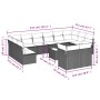 Set sofás de jardín con cojines 13 piezas ratán sintético gris de , Conjuntos de jardín - Ref: Foro24-3250279, Precio: 809,50...