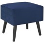 Mesita de noche azul 40x35x40 cm terciopelo de vidaXL, Mesitas de noche - Ref: Foro24-247540, Precio: 65,11 €, Descuento: %