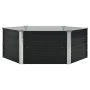 Jardinera elevada acero galvanizado gris antracita 129x129x45cm de vidaXL, Maceteros y jardineras - Ref: Foro24-45723, Precio...