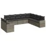 10-piece garden sofa set with gray synthetic rattan cushions by , Modular outdoor sofas - Ref: Foro24-3251507, Price: 650,39 ...