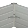 Jardinera elevada acero galvanizado gris antracita 129x129x45cm de vidaXL, Maceteros y jardineras - Ref: Foro24-45723, Precio...