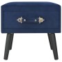 Mesita de noche azul 40x35x40 cm terciopelo de vidaXL, Mesitas de noche - Ref: Foro24-247540, Precio: 65,11 €, Descuento: %