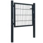 Cancela de valla 2D individual gris antracita 106x130 cm de , Puertas de jardín - Ref: Foro24-141740, Precio: 173,01 €, Descu...