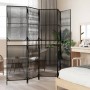 Biombo de 5 paneles ratán sintético negro de , Divisores de ambientes - Ref: Foro24-365396, Precio: 135,90 €, Descuento: %