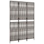 Biombo de 3 paneles ratán sintético marrón de , Divisores de ambientes - Ref: Foro24-365389, Precio: 88,45 €, Descuento: %