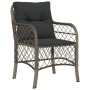 Sillones de jardín con cojines 2 uds ratán sintético gris de , Sillas de jardín - Ref: Foro24-365155, Precio: 173,95 €, Descu...