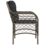 Sillones de jardín con cojines 2 uds ratán sintético gris de , Sillas de jardín - Ref: Foro24-365155, Precio: 173,95 €, Descu...