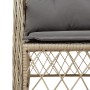 Sillones jardín con cojines 2 uds ratán sintético beige mezcla de , Sillas de jardín - Ref: Foro24-365157, Precio: 189,63 €, ...