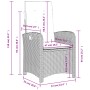 Sillones reclinable jardín cojines 2 uds ratán sintético negro de , Sillas de jardín - Ref: Foro24-365169, Precio: 213,55 €, ...