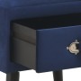 Mesita de noche azul 40x35x40 cm terciopelo de vidaXL, Mesitas de noche - Ref: Foro24-247540, Precio: 65,11 €, Descuento: %