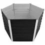 Arriate de acero galvanizado gris antracita 129x129x77 cm de vidaXL, Maceteros y jardineras - Ref: Foro24-45734, Precio: 57,3...