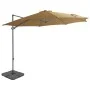 Sombrilla de jardín con base portátil gris taupe de vidaXL, Sombrillas - Ref: Foro24-276342, Precio: 169,30 €, Descuento: %