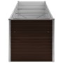 Arriate de acero galvanizado marrón 320x80x77 cm de vidaXL, Maceteros y jardineras - Ref: Foro24-45715, Precio: 120,40 €, Des...