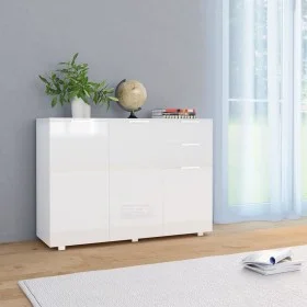 Aparador blanco brillante 107x35x80,5 cm de vidaXL, Aparadores - Ref: Foro24-283718, Precio: 177,16 €, Descuento: %