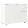 Aparador blanco brillante 107x35x80,5 cm de vidaXL, Aparadores - Ref: Foro24-283718, Precio: 177,16 €, Descuento: %