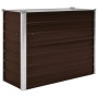 Arriate de acero galvanizado marrón 100x40x77 cm de vidaXL, Maceteros y jardineras - Ref: Foro24-45719, Precio: 46,89 €, Desc...