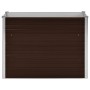 Arriate de acero galvanizado marrón 100x40x77 cm de vidaXL, Maceteros y jardineras - Ref: Foro24-45719, Precio: 46,89 €, Desc...