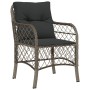 Set comedor jardín 7 pzas y cojines ratán sintético gris de , Conjuntos de jardín - Ref: Foro24-3212051, Precio: 660,18 €, De...