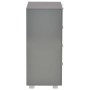 Aparador de madera de ingeniería negro brillante 60x35x80 cm de vidaXL, Cajoneras - Ref: Foro24-283714, Precio: 152,96 €, Des...