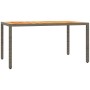 Set comedor jardín 7 pzas y cojines ratán sintético gris de , Conjuntos de jardín - Ref: Foro24-3212051, Precio: 660,18 €, De...
