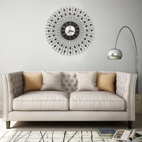 Black metal wall clock 43 cm by vidaXL, Wall clocks - Ref: Foro24-283859, Price: 44,98 €, Discount: %