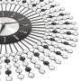 Reloj de pared de metal negro 43 cm de vidaXL, Relojes de pared - Ref: Foro24-283859, Precio: 44,98 €, Descuento: %