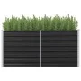 Arriate de acero galvanizado gris antracita 160x40x77 cm de vidaXL, Maceteros y jardineras - Ref: Foro24-45730, Precio: 70,01...