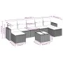 Garden sofa set with beige cushions 8 pcs PE rattan by , Modular outdoor sofas - Ref: Foro24-3251685, Price: 513,38 €, Discou...