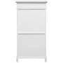 Mueble zapatero de madera de Paulownia gris 50x28x98 cm de vidaXL, Zapateros y organizadores de calzado - Ref: Foro24-284087,...