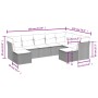 Set de muebles de jardín 9 pzas y cojines ratán sintético gris de , Conjuntos de jardín - Ref: Foro24-3250409, Precio: 563,18...