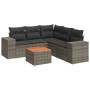 Set de muebles de jardín 6 pzas y cojines ratán sintético gris de , Conjuntos de jardín - Ref: Foro24-3257775, Precio: 387,91...