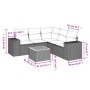 Set de muebles de jardín 6 pzas y cojines ratán sintético gris de , Conjuntos de jardín - Ref: Foro24-3257775, Precio: 387,91...