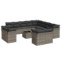 Set de sofás de jardín 14 pzas con cojines ratán sintético gris de , Conjuntos de jardín - Ref: Foro24-3250399, Precio: 908,2...