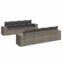 Set de muebles de jardín 9 pzas y cojines ratán sintético gris de , Conjuntos de jardín - Ref: Foro24-3257698, Precio: 571,01...