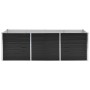 Arriate de acero galvanizado gris antracita 240x80x77 cm de vidaXL, Maceteros y jardineras - Ref: Foro24-45726, Precio: 99,01...