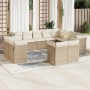 Set de sofás de jardín 12 pzas y cojines ratán sintético marrón de , Conjuntos de jardín - Ref: Foro24-3250367, Precio: 895,8...