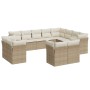 Set de sofás de jardín 12 pzas y cojines ratán sintético marrón de , Conjuntos de jardín - Ref: Foro24-3250367, Precio: 895,8...