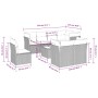 Set de muebles de jardín 9 pzas y cojines ratán sintético gris de , Conjuntos de jardín - Ref: Foro24-3249779, Precio: 581,27...