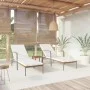 Sonnenliegen mit Tisch 2 Einheiten braunes synthetisches Rattan von , Liegen - Ref: Foro24-317642, Preis: 204,02 €, Rabatt: %