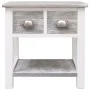 Gray Paulownia wood side table 40x40x40 cm by vidaXL, Side tables - Ref: Foro24-284066, Price: 39,43 €, Discount: %