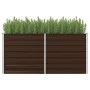 Mesa de cultivo de acero galvanizado marrón 160x80x77 cm de vidaXL, Maceteros y jardineras - Ref: Foro24-45709, Precio: 82,22...