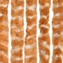 Cortina mosquitera de chenilla ocre y blanca 56x185 cm de , Mosquiteras para ventanas - Ref: Foro24-325457, Precio: 33,64 €, ...