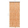 Cortina mosquitera de chenilla ocre y blanca 56x185 cm de , Mosquiteras para ventanas - Ref: Foro24-325457, Precio: 33,64 €, ...