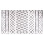 Alfombra lavable antideslizante negro y blanco 190x300 cm de , Alfombras - Ref: Foro24-337974, Precio: 102,04 €, Descuento: %