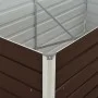 Mesa de cultivo de acero galvanizado marrón 160x80x77 cm de vidaXL, Maceteros y jardineras - Ref: Foro24-45709, Precio: 82,22...
