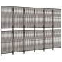 Biombo de 6 paneles ratán sintético marrón de , Divisores de ambientes - Ref: Foro24-365385, Precio: 153,32 €, Descuento: %