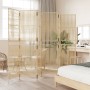 Biombo de 6 paneles ratán sintético beige de , Divisores de ambientes - Ref: Foro24-365387, Precio: 152,97 €, Descuento: %