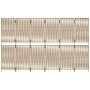 Biombo de 6 paneles ratán sintético beige de , Divisores de ambientes - Ref: Foro24-365387, Precio: 152,97 €, Descuento: %