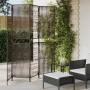 Biombo de 4 paneles ratán sintético marrón de , Divisores de ambientes - Ref: Foro24-365393, Precio: 115,52 €, Descuento: %